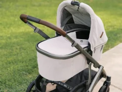 UPPAbaby Vista, Cruz, Ridge Bassinet V3 - Beau (Grey Chenille / Graphite Frame)