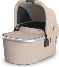 UPPAbaby Vista, Cruz, Ridge Bassinet V3 - Declan (Oat Melange / Silver Frame)