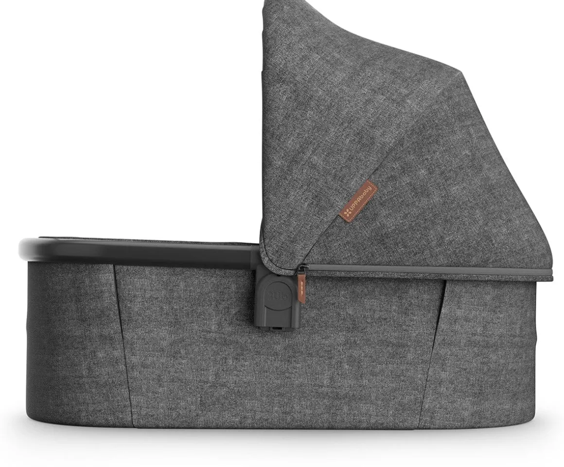 UPPAbaby Vista, Cruz, Ridge Bassinet V3 - Greyson (Charcoal Melange / Carbon Frame)
