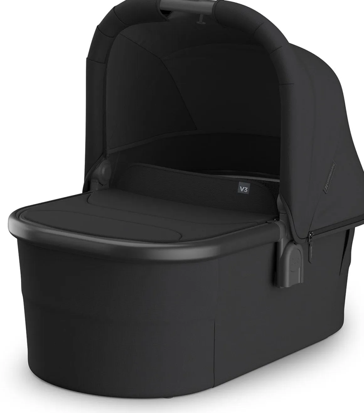 UPPAbaby Vista, Cruz, Ridge Bassinet V3 - Jake (Charcoal / Carbon Frame)