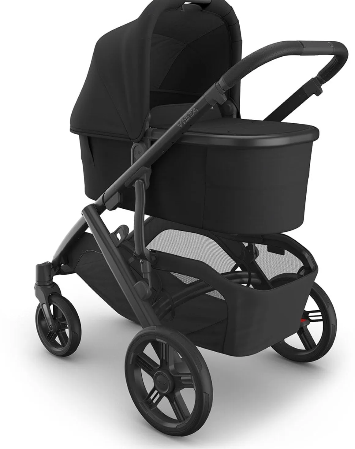 UPPAbaby Vista, Cruz, Ridge Bassinet V3 - Jake (Charcoal / Carbon Frame)