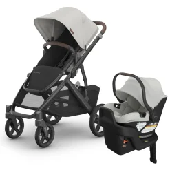 UPPAbaby Vista V3 + Aria V2 Travel System Bundle - Savannah / Savannah