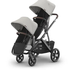 UPPAbaby Vista V3 Double Stroller with RumbleSeat V3 Bundle - Savannah