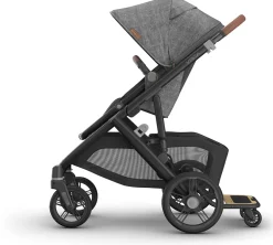 UPPAbaby Vista V3 Single-to-Double Stroller + PiggyBack Ride-Along Bundle - Callum