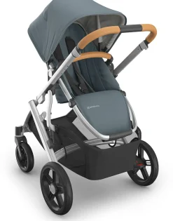 UPPAbaby Vista V3 Single-to-Double Stroller + PiggyBack Ride-Along Bundle - Callum