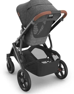 UPPAbaby Vista V3 Single-to-Double Stroller + PiggyBack Ride-Along Bundle - Greyson