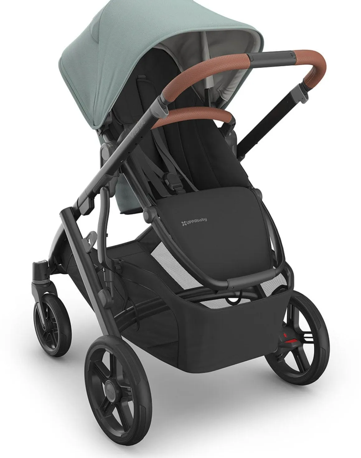 UPPAbaby Vista V3 Single-to-Double Stroller + PiggyBack Ride-Along Bundle - Kenzi