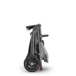 UPPAbaby Vista V3 Single-to-Double Stroller - Beau (Grey Chenille / Graphite Frame / Chestnut Leather)