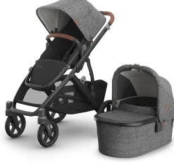 UPPAbaby Vista V3 Stroller + Bassinet V3 Bundle - Greyson
