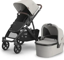 UPPAbaby Vista V3 Stroller + Bassinet V3 Bundle - Savannah