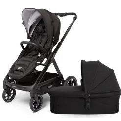 Valco Ark Single Stroller + Bassinet Bundle - Black
