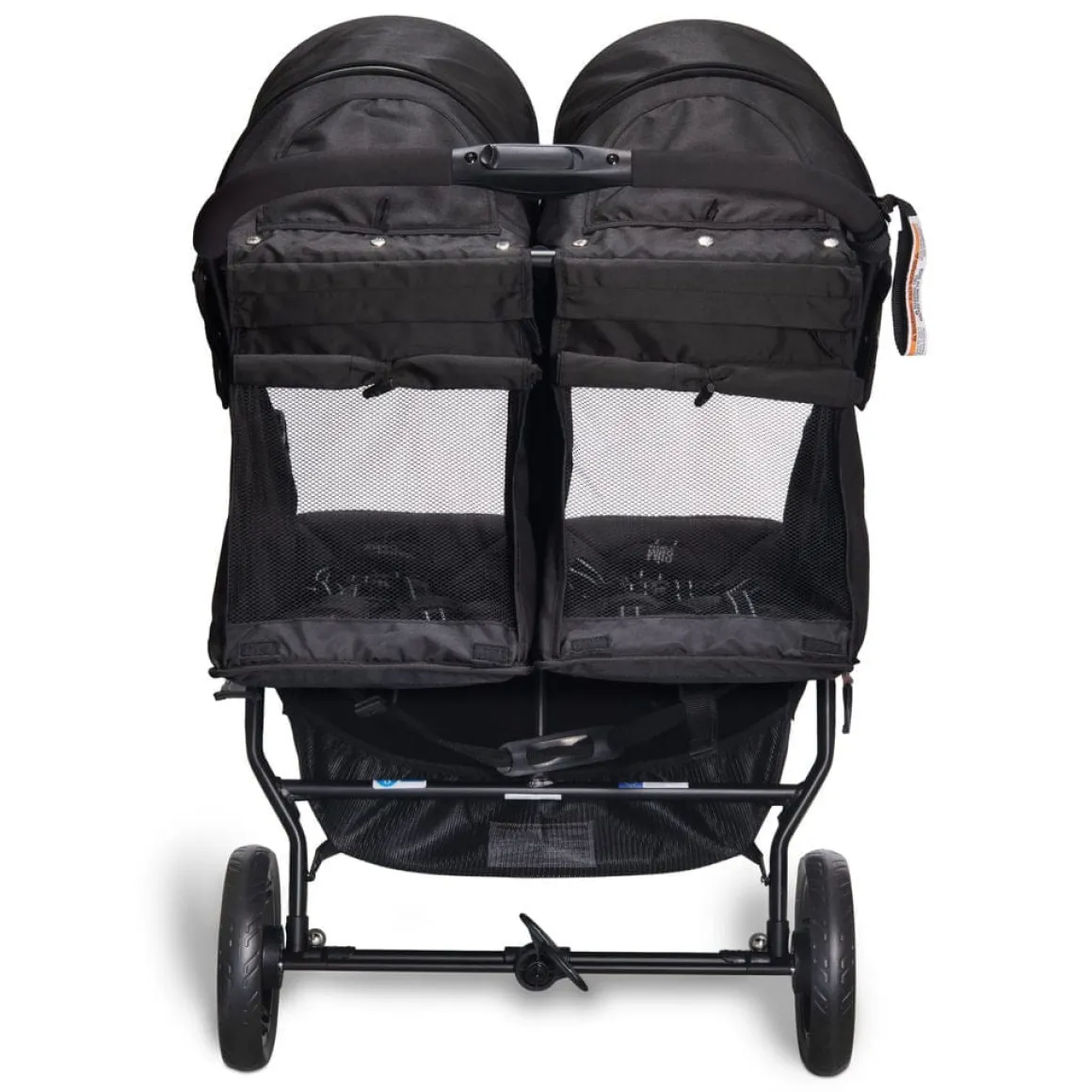 Valco Slim Twin Side By Side Double Stroller - Licorice