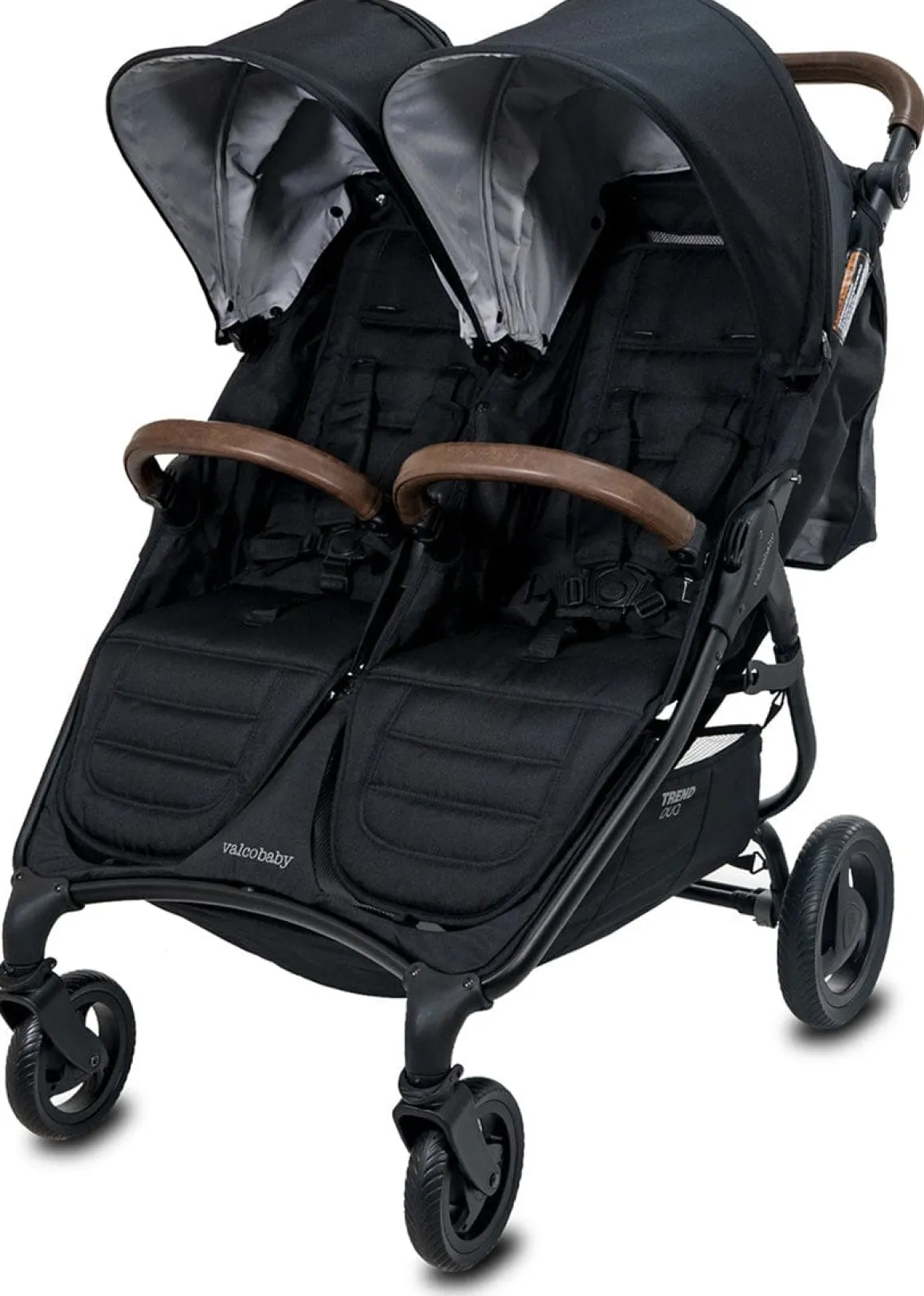 Valco Trend Duo Twin Side by Side Double Stroller Black