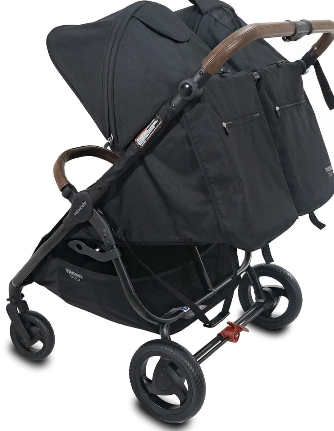 Valco Trend Duo Twin Side by Side Double Stroller Black