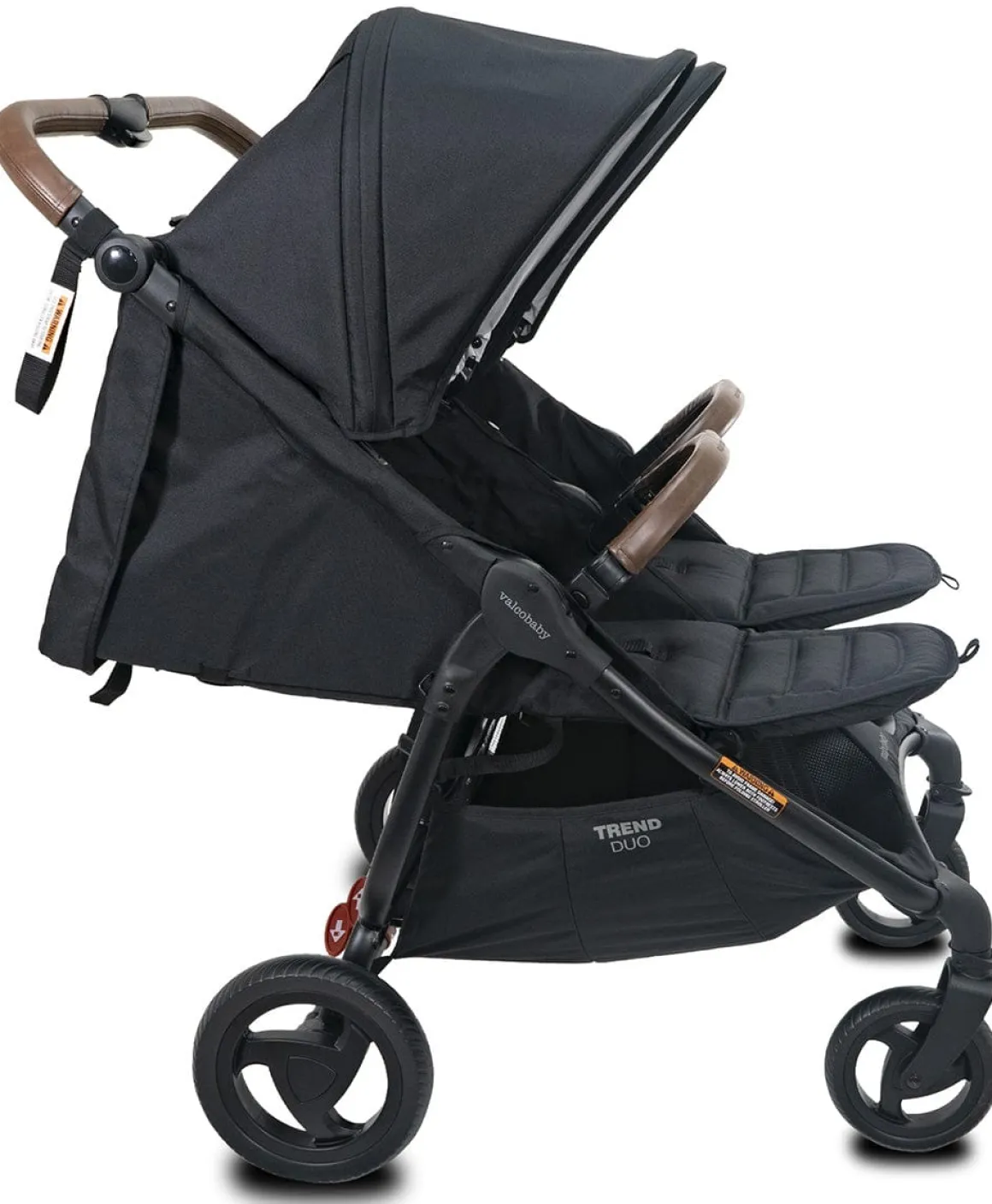 Valco Trend Duo Twin Side by Side Double Stroller Black