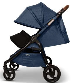 Valco Trend Duo Twin Side by Side Double Stroller Denim