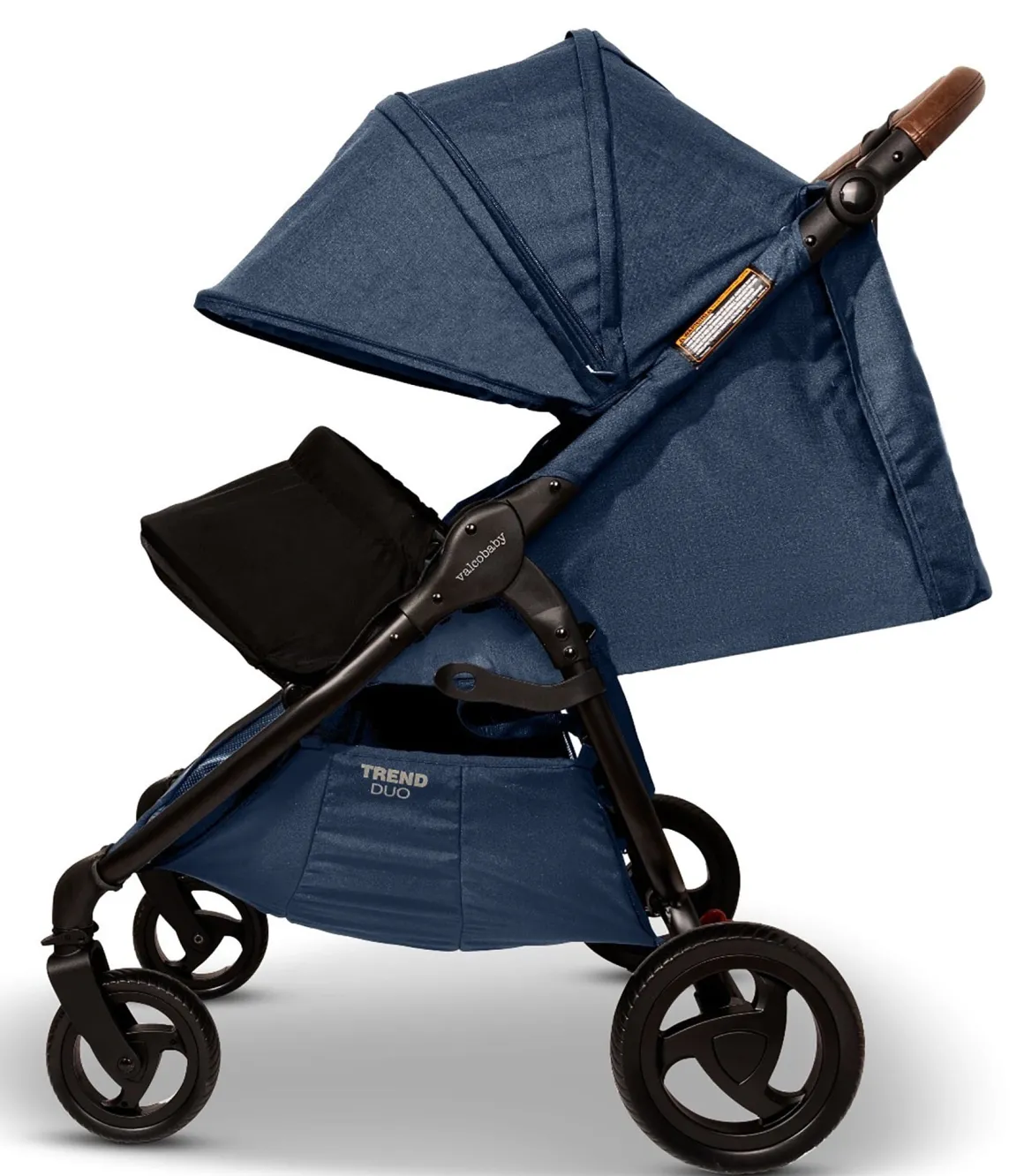 Valco Trend Duo Twin Side by Side Double Stroller Denim