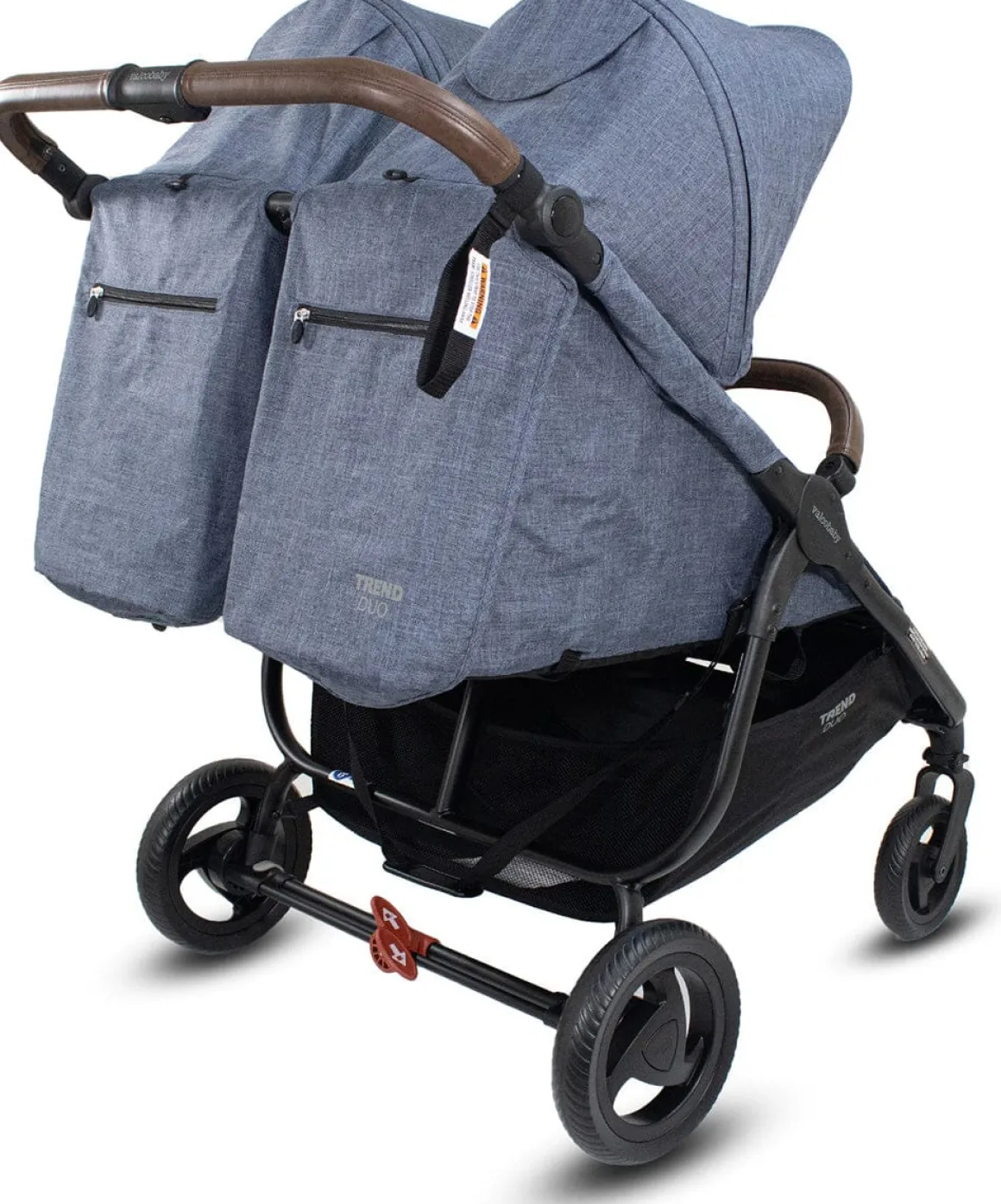 Valco Trend Duo Twin Side by Side Double Stroller Denim