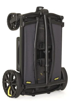 Veer All-Terrain Cruiser XL (4 Seater) Stroller Wagon + Basket Bundle - Grey