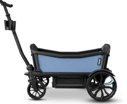 Veer All-Terrain Cruiser XL (4 Seater) Stroller Wagon + Sidewall Kit Bundle - Blue Beryl