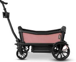 Veer All-Terrain Cruiser XL (4 Seater) Stroller Wagon + Sidewall Kit Bundle - Rose Quartz