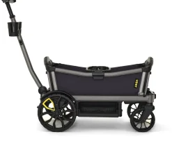 Veer Cruiser City (2 Seater) Stroller Wagon + Sidewall Kit + Canopy Bundle - Rose Quartz