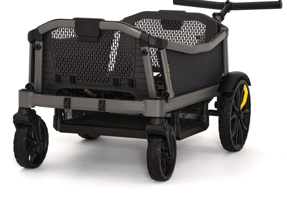 Veer Cruiser City XL (4 Seater) Stroller Wagon + Sidewall Kit + Canopy Bundle - Green Jasper