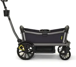 Veer Cruiser City XL (4 Seater) Stroller Wagon + Sidewall Kit + Canopy Bundle - Natural