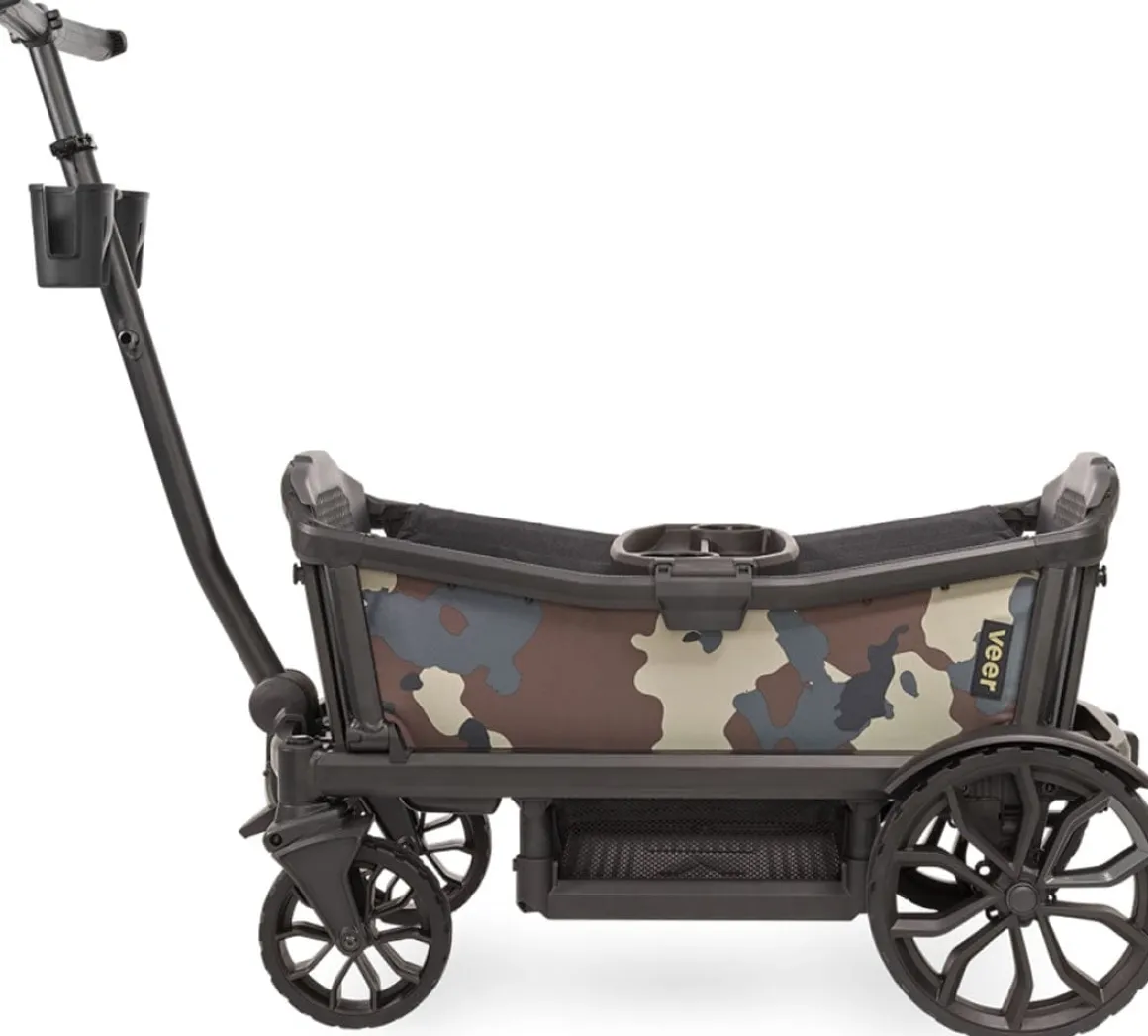 Veer Cruiser (2 Seater) Stroller Wagon Bundle - Camo