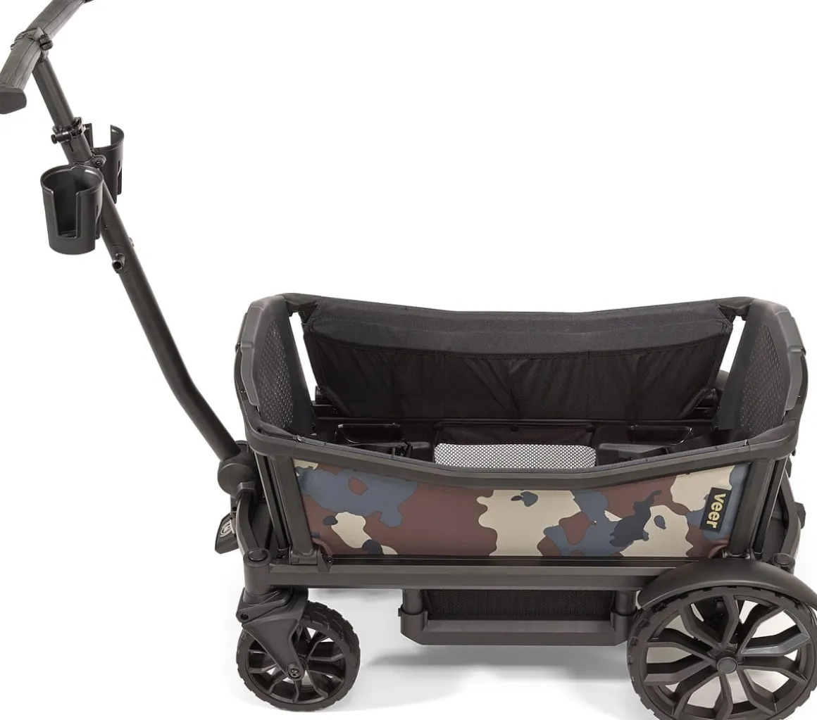 Veer Cruiser (2 Seater) Stroller Wagon Bundle - Camo