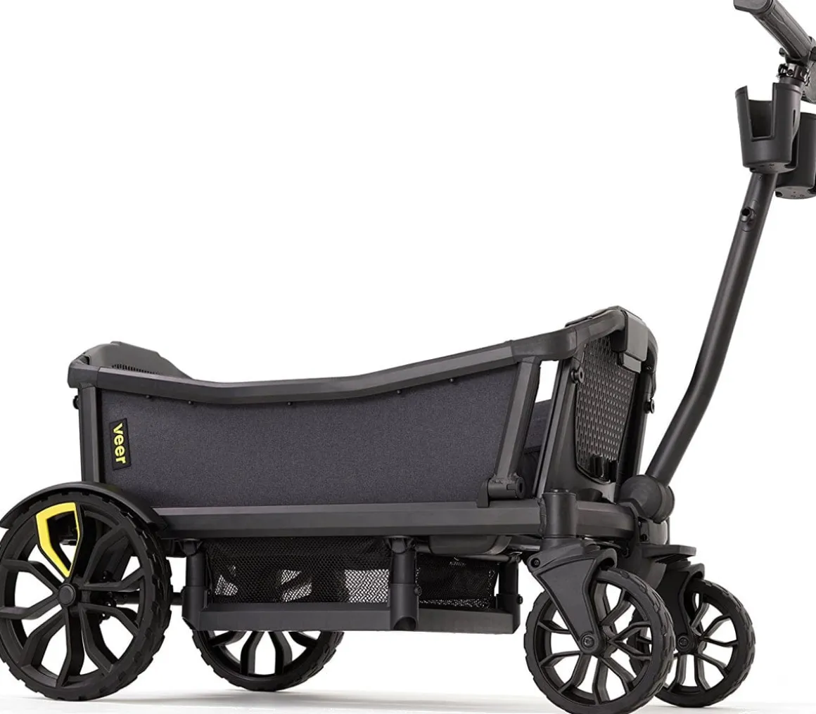 Veer Cruiser (2 Seater) Stroller Wagon Bundle - Gray