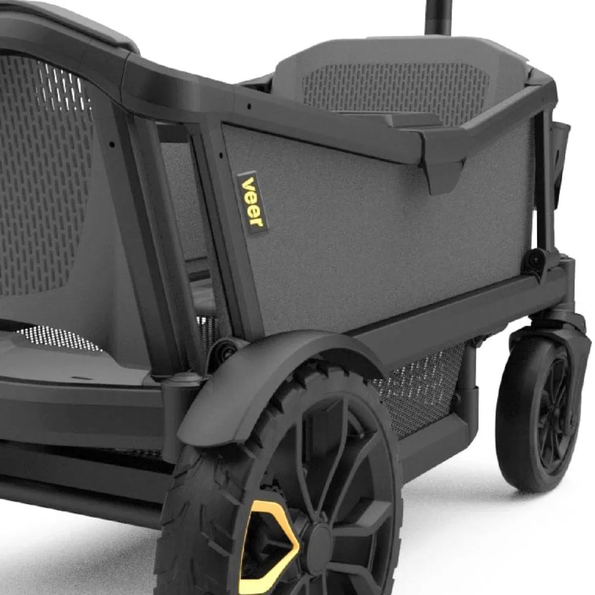 Veer Cruiser (2 Seater) Stroller Wagon Bundle - Gray