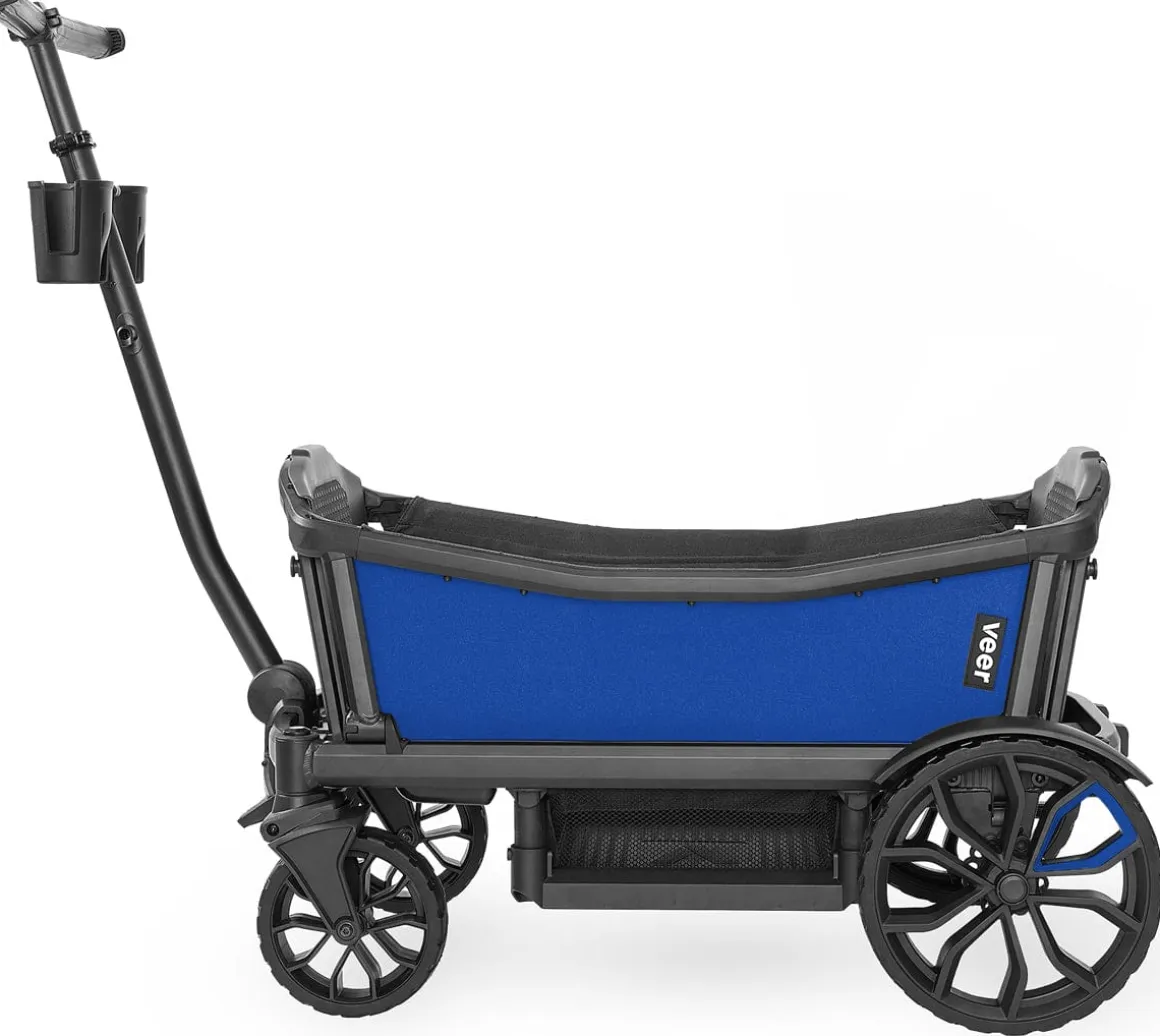 Veer Cruiser (2 Seater) Stroller Wagon Bundle - Kai Blue