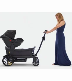 Veer Cruiser (2 Seater) Stroller Wagon Bundle - Pink Agate