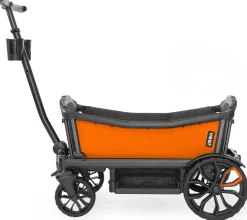 Veer Cruiser (2 Seater) Stroller Wagon Bundle - Sienna Orange