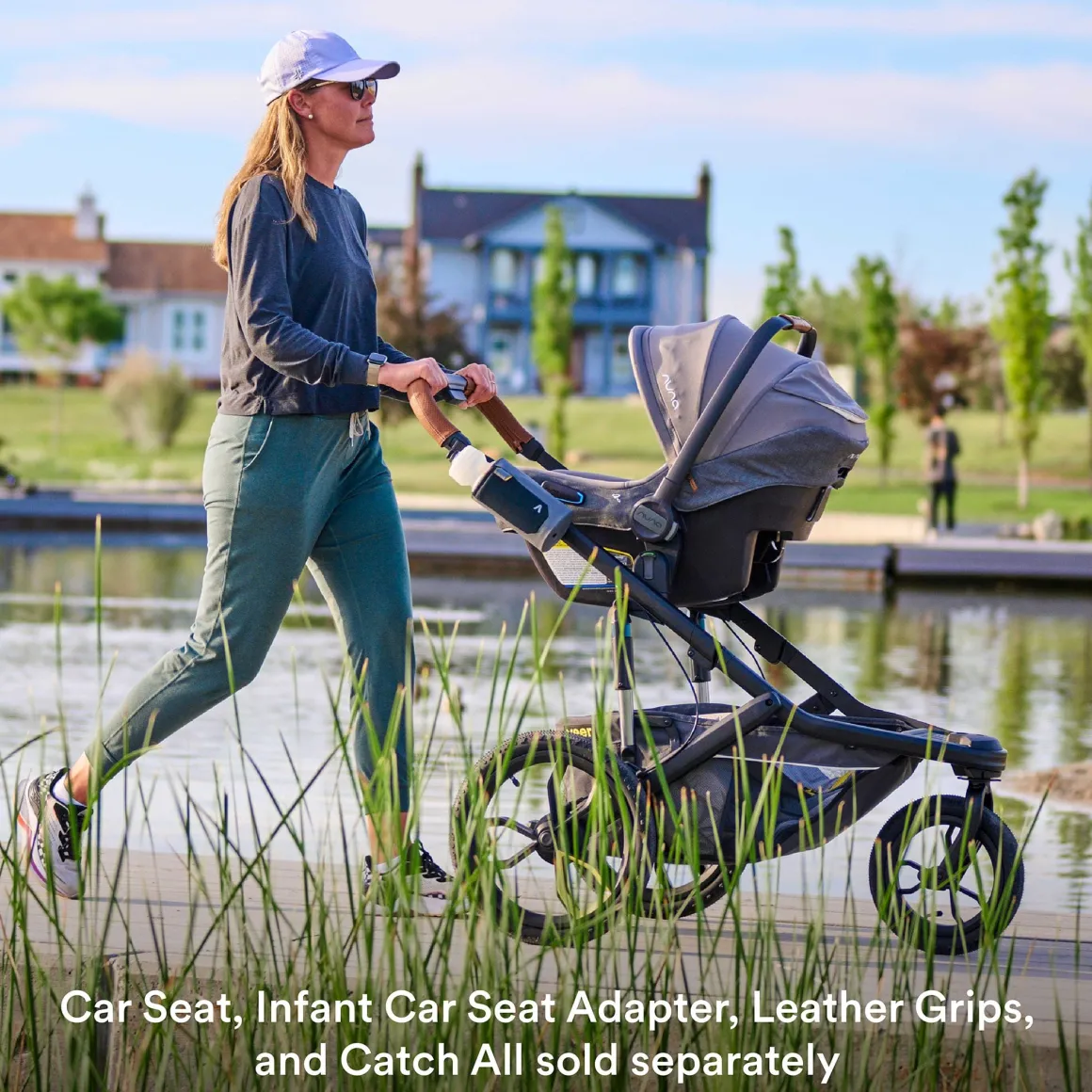 Veer Switch&Jog Luxe Stroller Bundle with Neoprene Kit - Blue Beryl