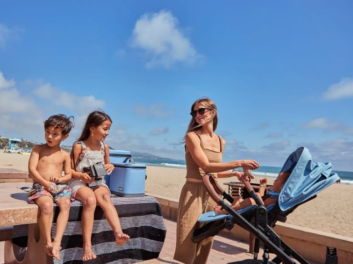 Veer Switch&Roll Luxe Single-to-Double Stroller Bundle with Leather Kit - Black Onyx (One Box)