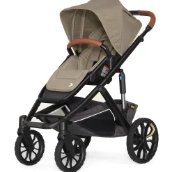 Veer Switch&Roll Luxe Single-to-Double Stroller Bundle with Leather Kit - Brown Mica