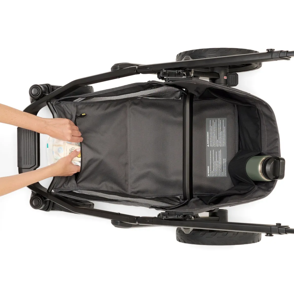 Veer Switch&Roll Luxe Single-to-Double Stroller Bundle with Leather Kit - Gray Granite (One Box)