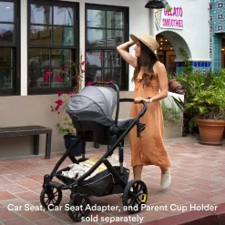 Veer Switch&Roll Luxe Single-to-Double Stroller Bundle with Leather Kit - Natural