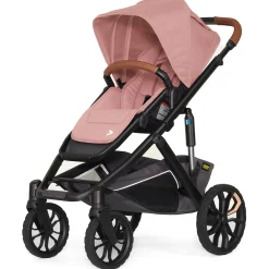 Veer Switch&Roll Luxe Single-to-Double Stroller Bundle with Leather Kit - Rose Quartz