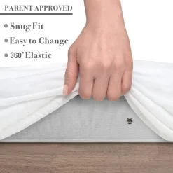 Venice Child Viscose from Bamboo Bassinet Sheets - Off White (2 Pack)
