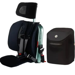 WAYB Pico Forward Facing Travel Car Seat + Carry Bag Bundle - Juniper / Onyx