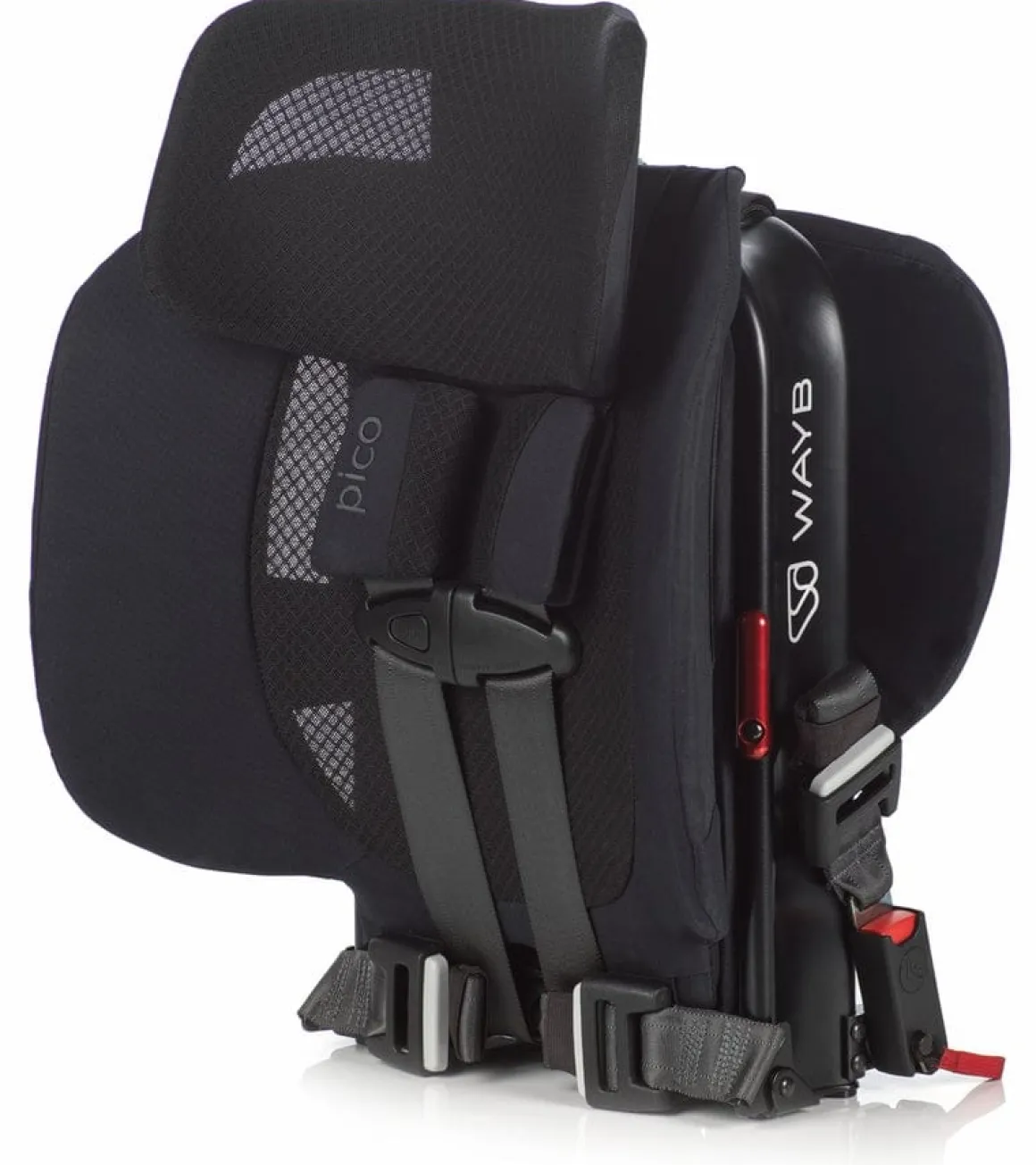 WAYB Pico Forward Facing Travel Car Seat + Essentials Bundle - Midnight / Onyx