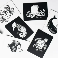 Wee Gallery Art Cards for Baby - Ocean Collection