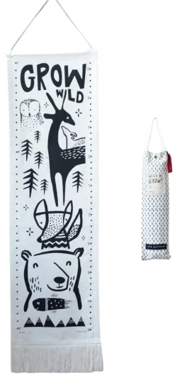 Wee Gallery Canvas Growth Chart - Woodland