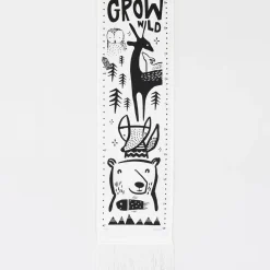 Wee Gallery Canvas Growth Chart - Woodland