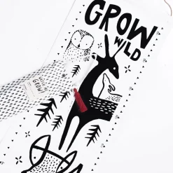 Wee Gallery Canvas Growth Chart - Woodland