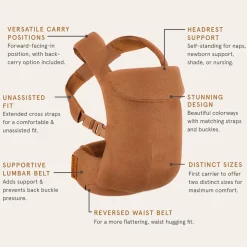 WildBird Aerial Buckle Baby Carrier, XS - XL - Raven