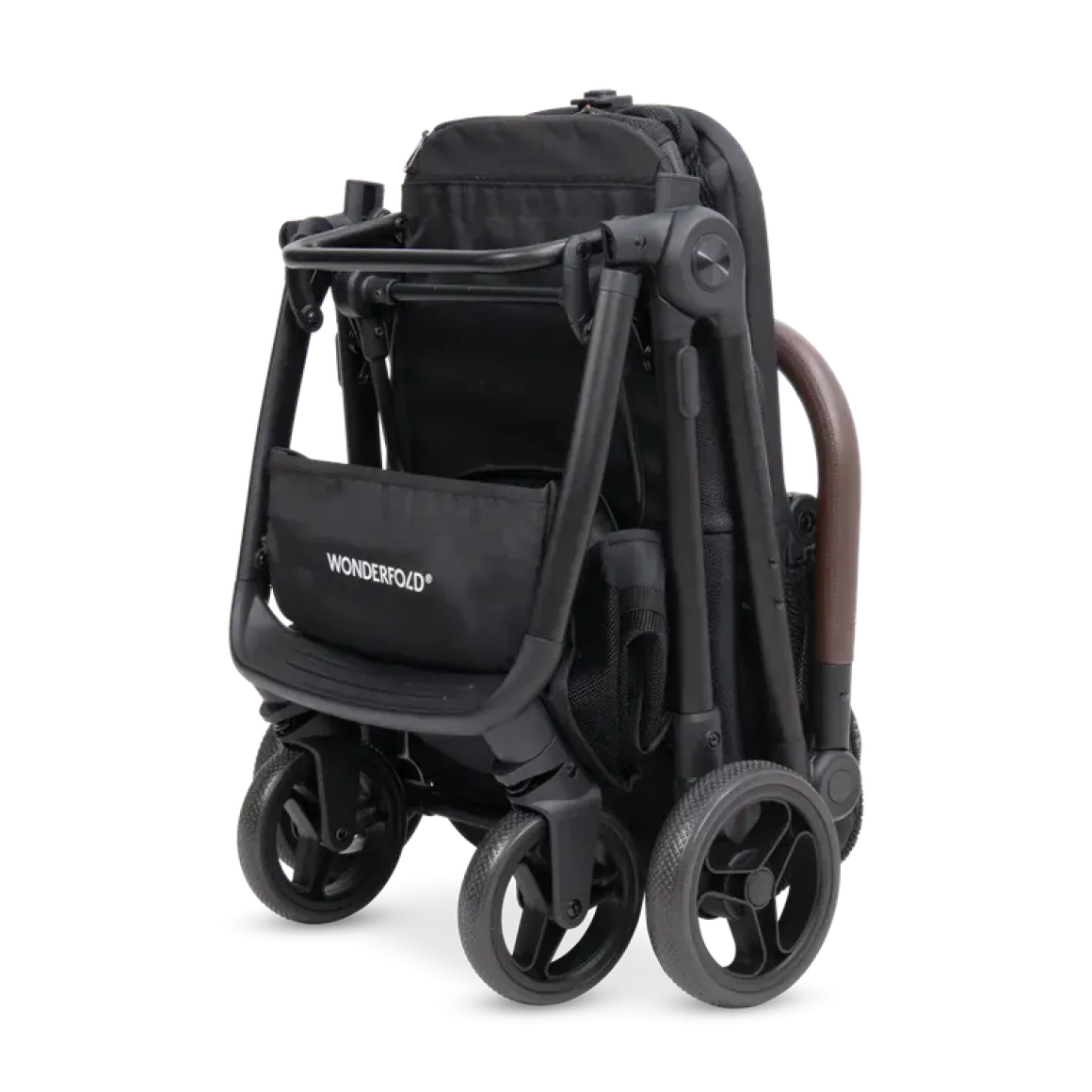 WonderFold Bella Pet Stroller - Graphite Black
